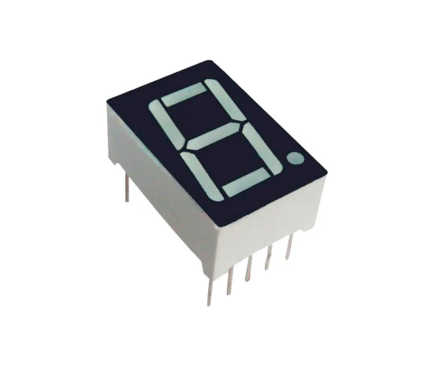 Display 7 Segmentos 0.56P Rojo Ánodo Común – Ideal para Indicadores Electrónicos