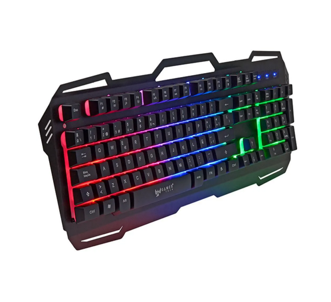 Teclado USB Gamer TECH GT400T – Precisión y Estilo para Gamers