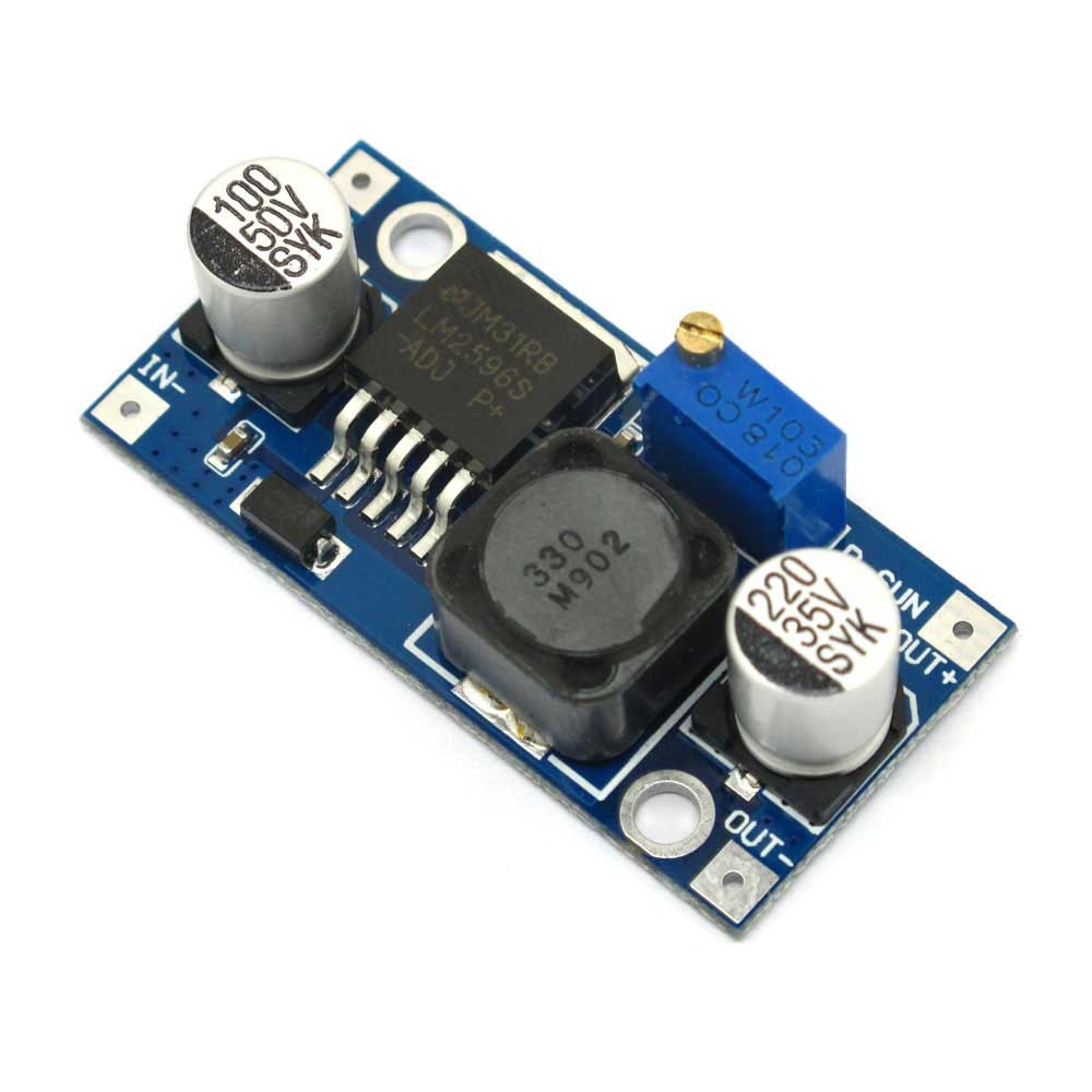 Módulo Regulador de Voltaje LM2596 – Conversor Buck DC-DC Ajustable