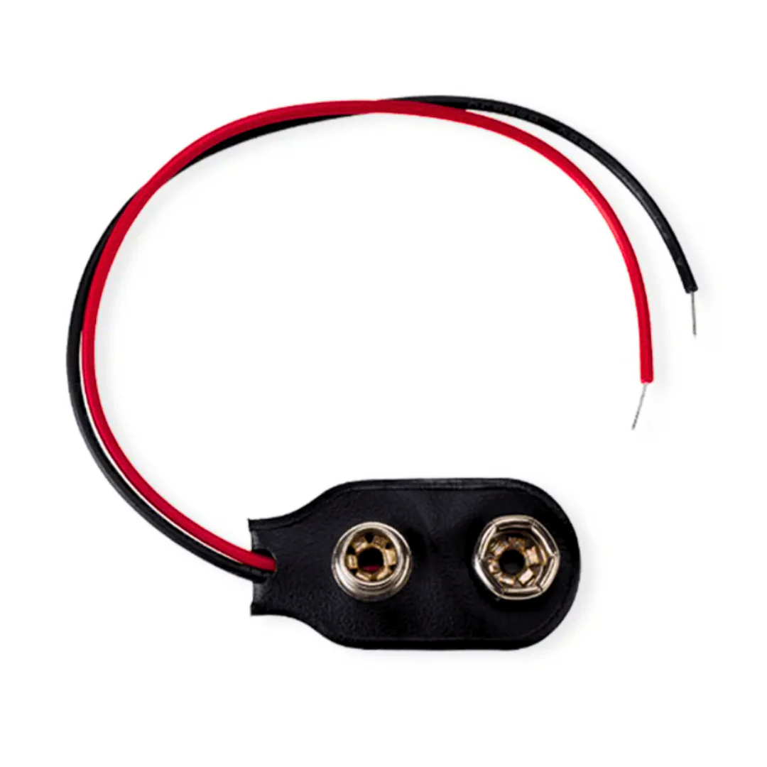 Conector Broche para Pilas de 9V – Ideal para Proyectos Electrónicos
