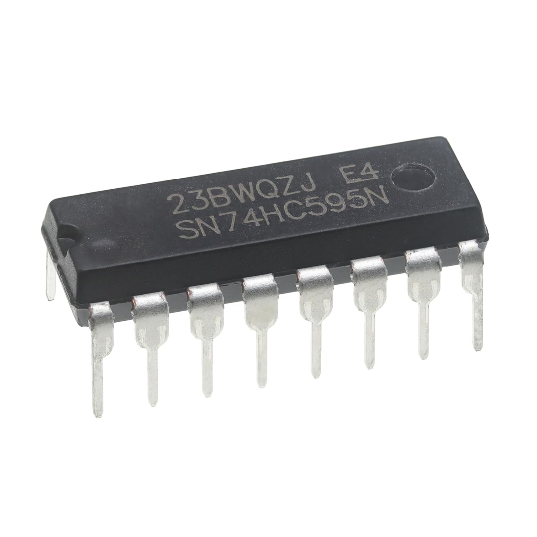 Circuito Integrado 74HC595N – Registro de Desplazamiento de 8 Bits