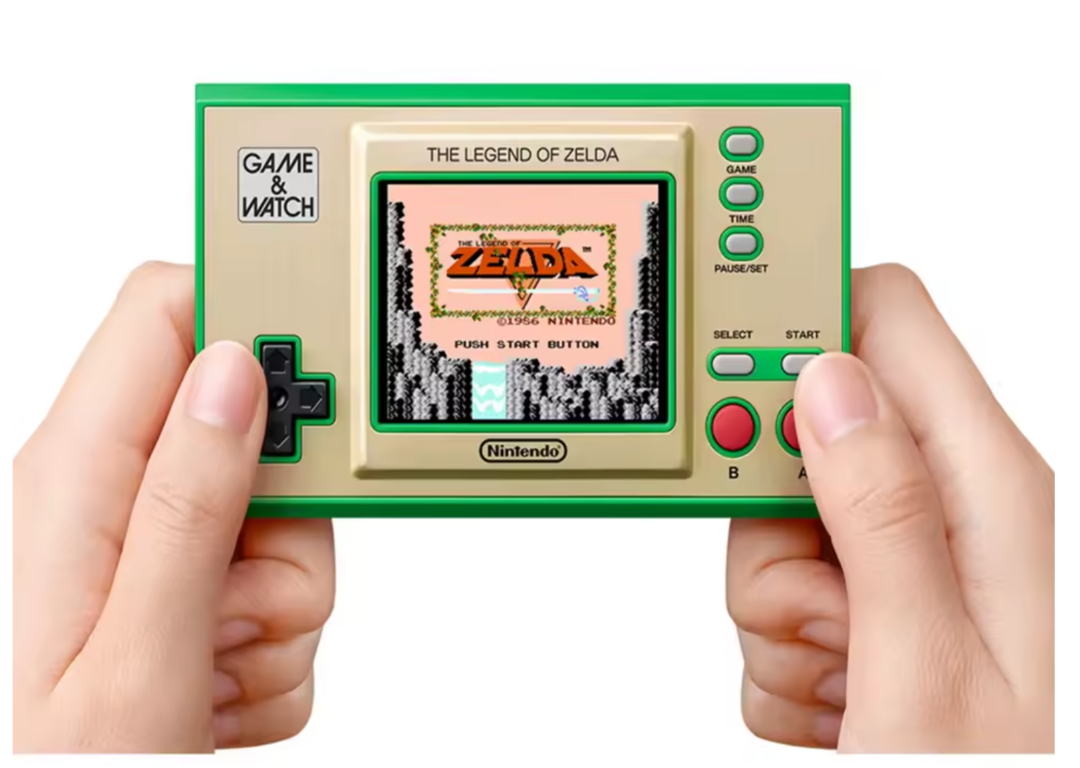 Consola Portátil Nintendo Game & Watch The Legend of Zelda, Dorado y Verde
